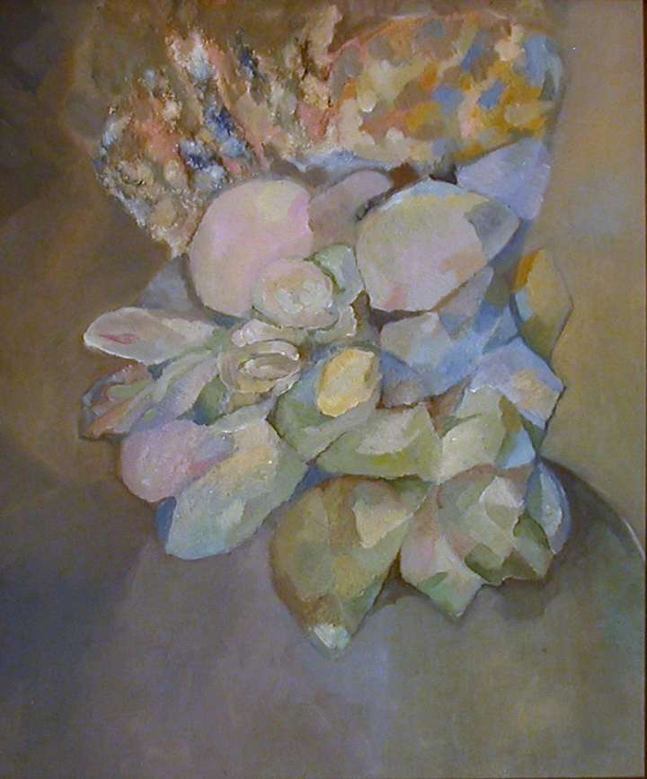 Floral Composition  FLORAL COMPOSITION. 16W X 20 H IN. OIL ON CANVAS BOARD