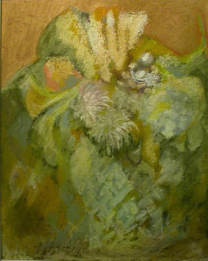 Still Life  16 W X 20 H IN. OIL ON CANVAS BOARD. PRIVATE COLLECTION.