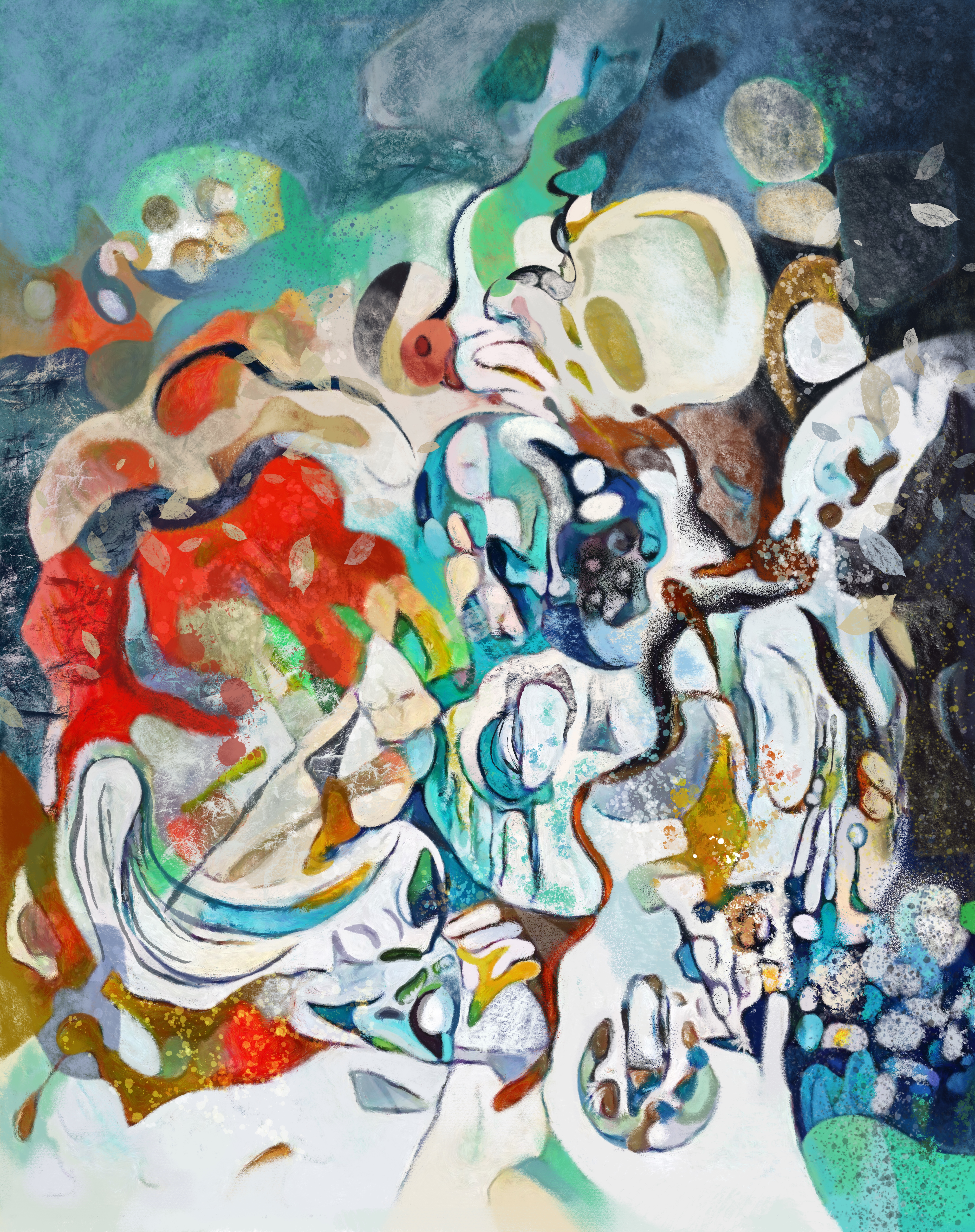 The Venice Carnival. Detail